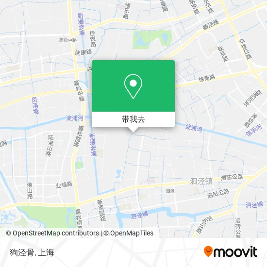 狗泾骨地图