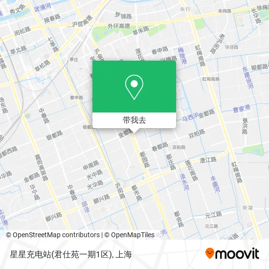 星星充电站(君仕苑一期1区)地图