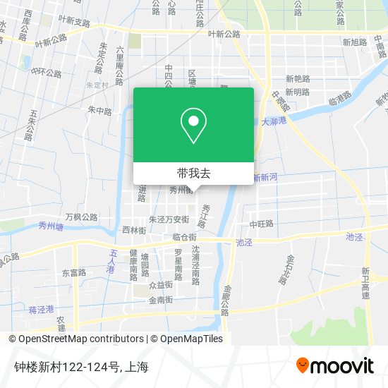 钟楼新村122-124号地图