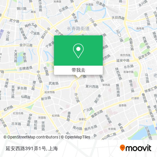 延安西路391弄1号地图