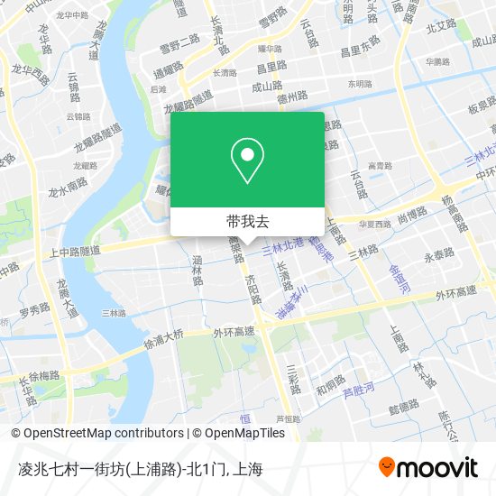 凌兆七村一街坊(上浦路)-北1门地图