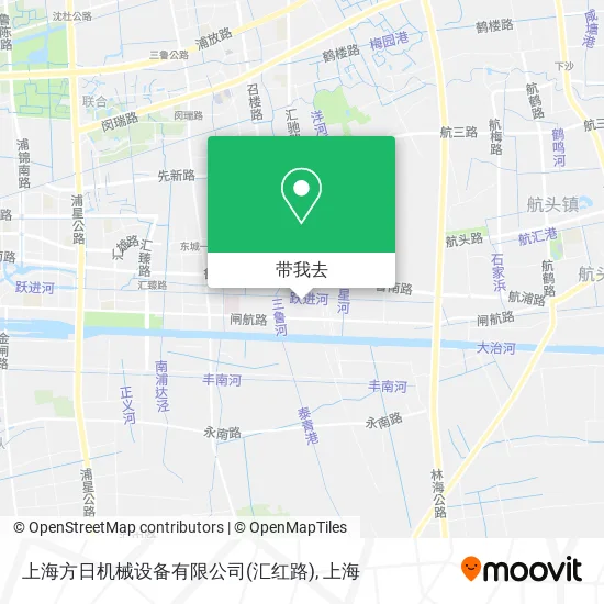 上海方日机械设备有限公司(汇红路)地图