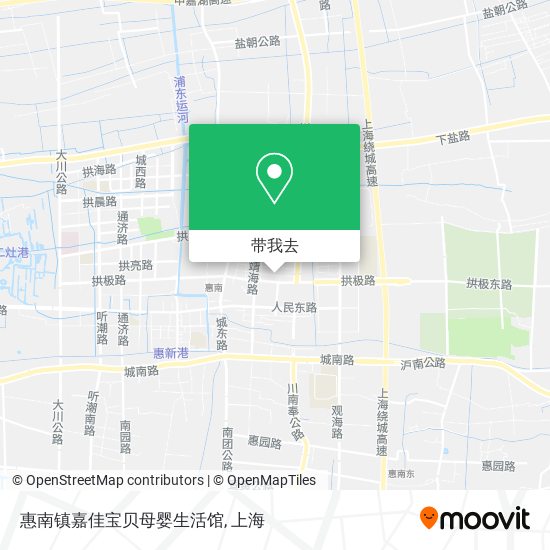 惠南镇嘉佳宝贝母婴生活馆地图