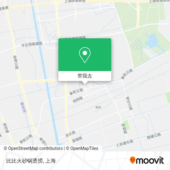 比比火砂锅烫捞地图