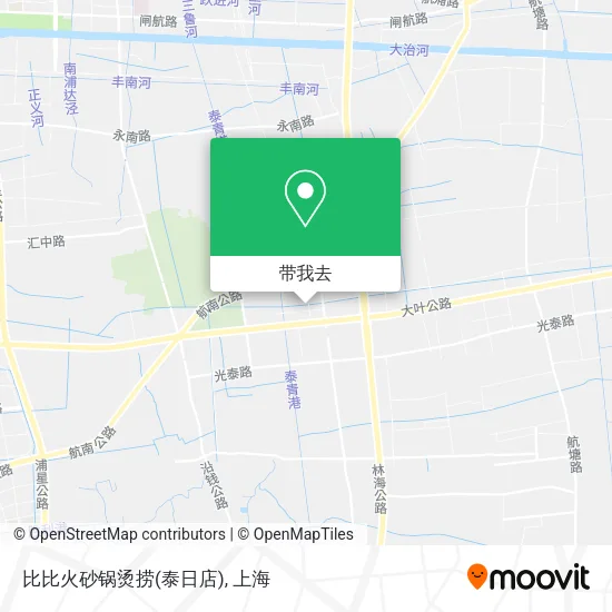 比比火砂锅烫捞(泰日店)地图