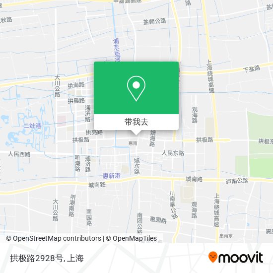 拱极路2928号地图