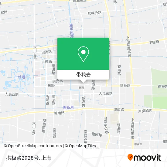拱极路2928号地图