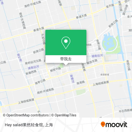 Hey salad果然轻食馆地图