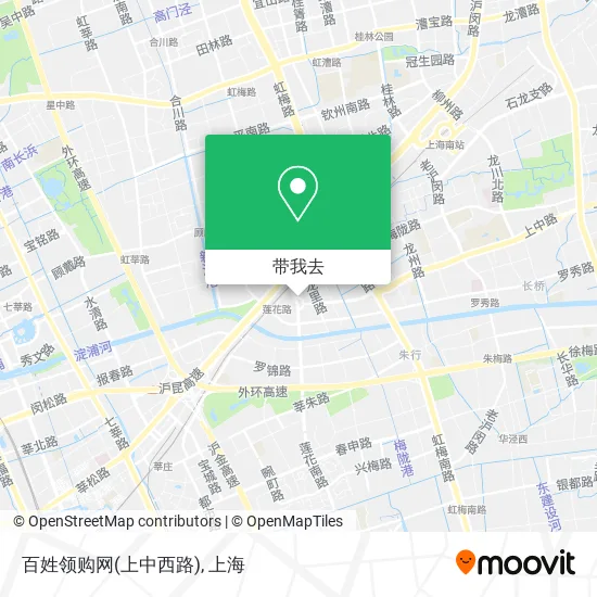 百姓领购网(上中西路)地图