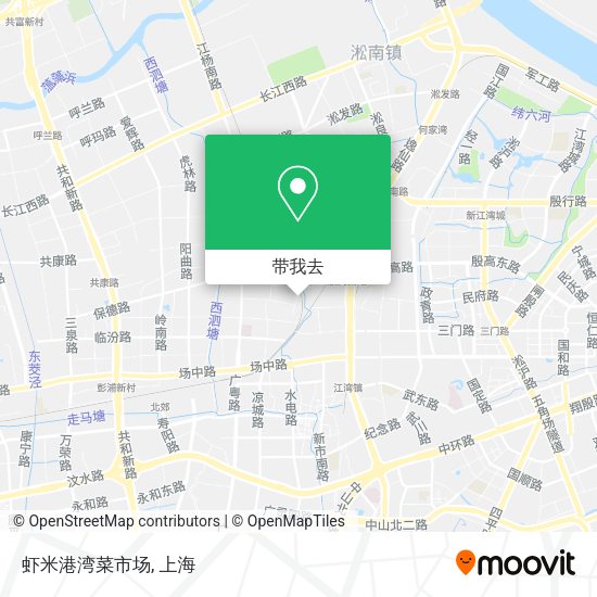 虾米港湾菜市场地图