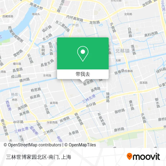 三林世博家园北区-南门地图
