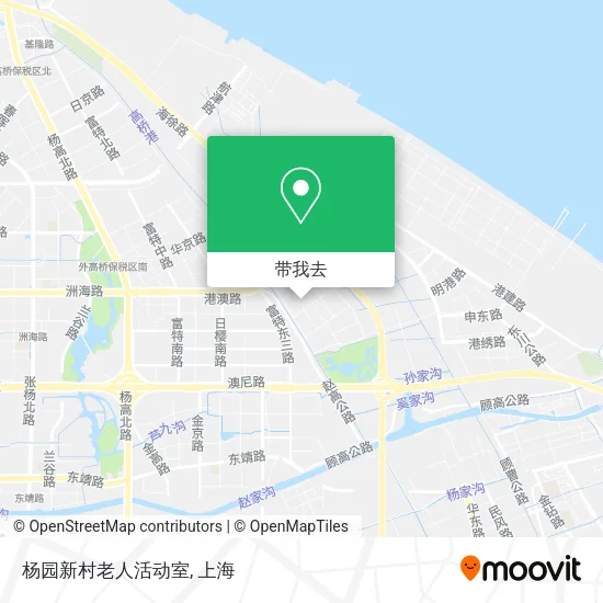 杨园新村老人活动室地图
