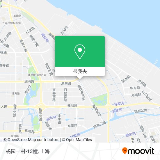 杨园一村-13幢地图