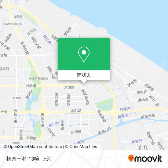 杨园一村-13幢地图