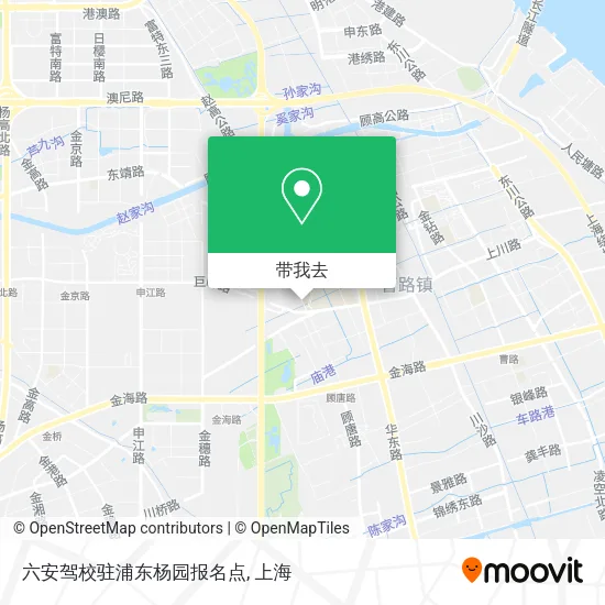 六安驾校驻浦东杨园报名点地图