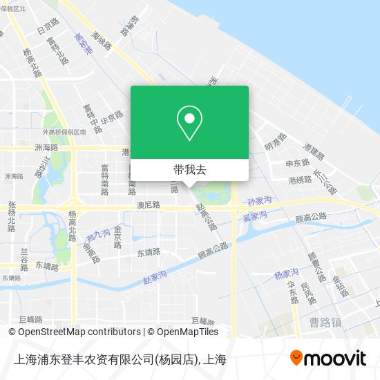 上海浦东登丰农资有限公司(杨园店)地图