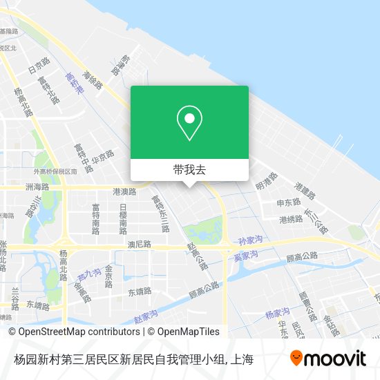 杨园新村第三居民区新居民自我管理小组地图