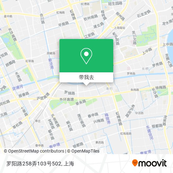 罗阳路258弄103号502地图