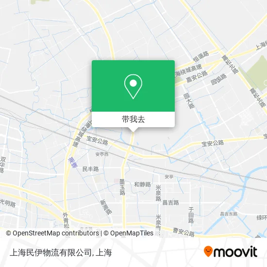 上海民伊物流有限公司地图