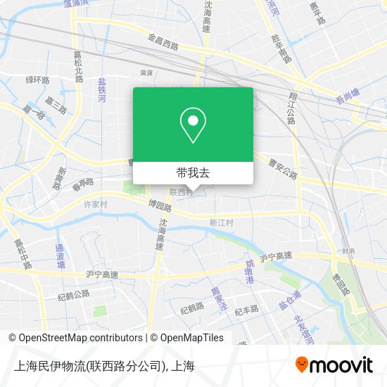 上海民伊物流(联西路分公司)地图