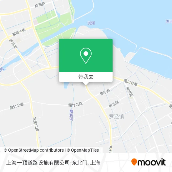 上海一顶道路设施有限公司-东北门地图