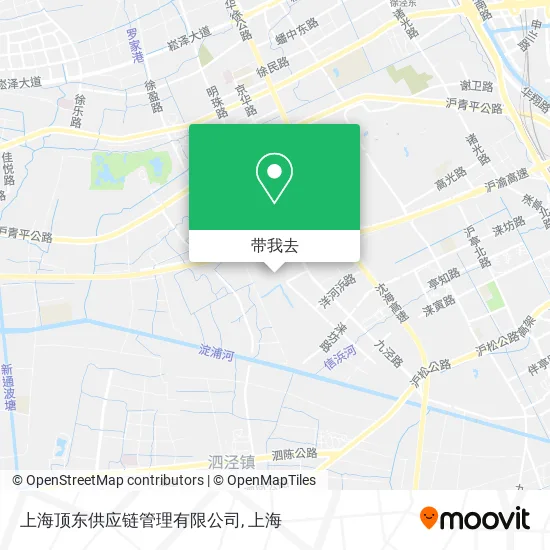 上海顶东供应链管理有限公司地图