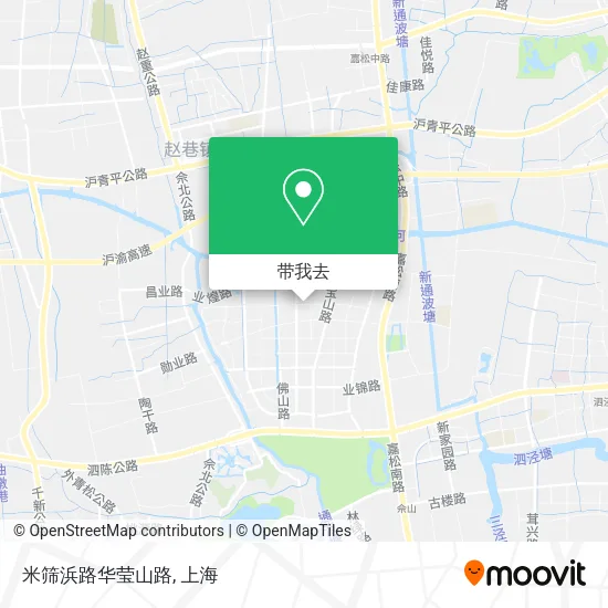 米筛浜路华莹山路地图