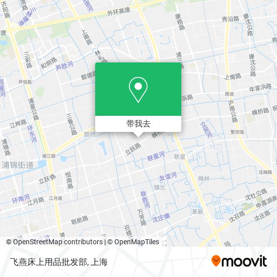 飞燕床上用品批发部地图