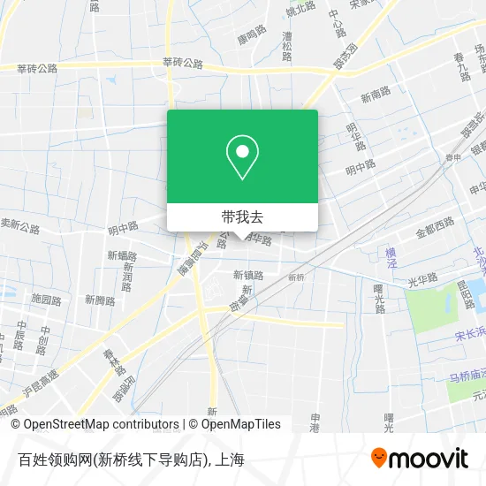 百姓领购网(新桥线下导购店)地图