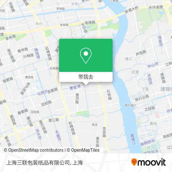 上海三联包装纸品有限公司地图
