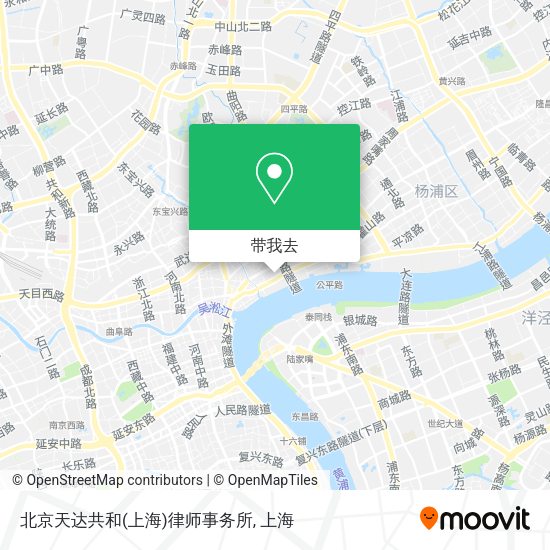 北京天达共和(上海)律师事务所地图