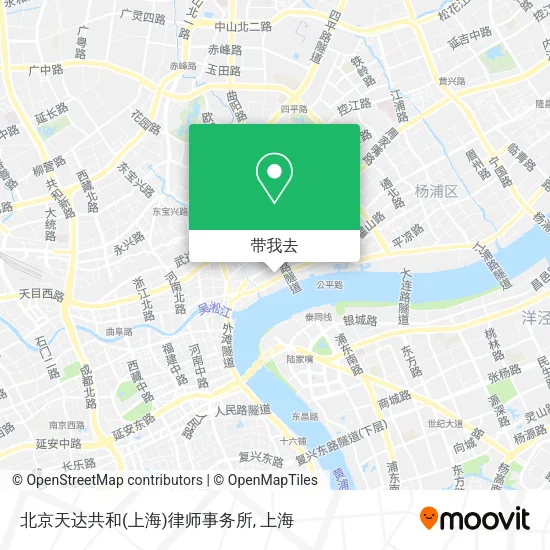 北京天达共和(上海)律师事务所地图
