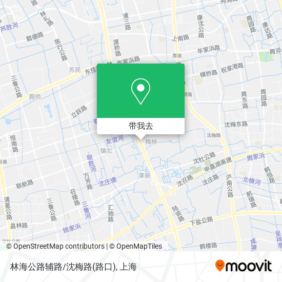 林海公路辅路/沈梅路(路口)地图