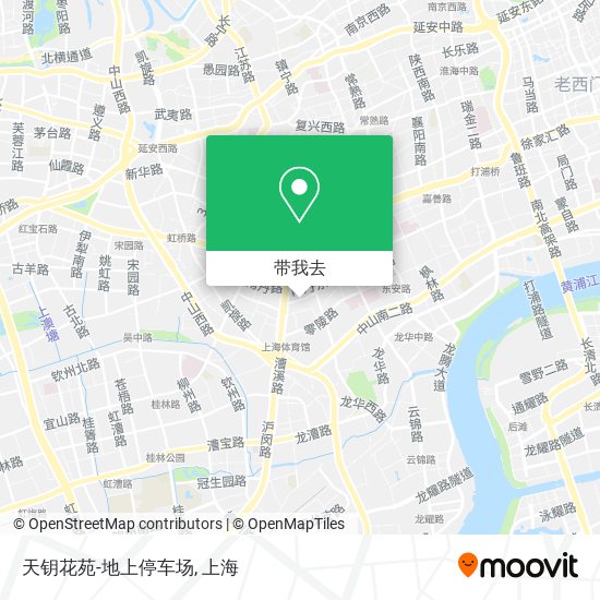 天钥花苑-地上停车场地图