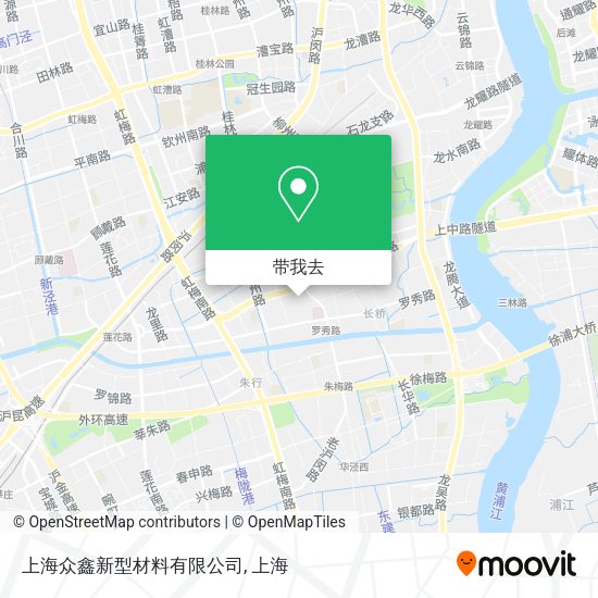 上海众鑫新型材料有限公司地图