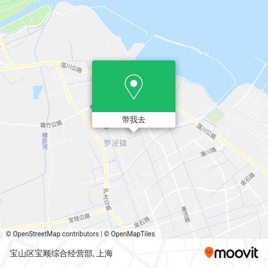 宝山区宝顺综合经营部地图