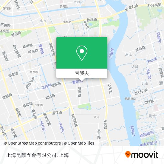 上海昆麒五金有限公司地图