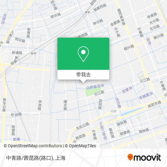 中青路/茜昆路(路口)地图
