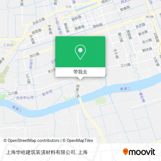 上海华哈建筑装潢材料有限公司地图