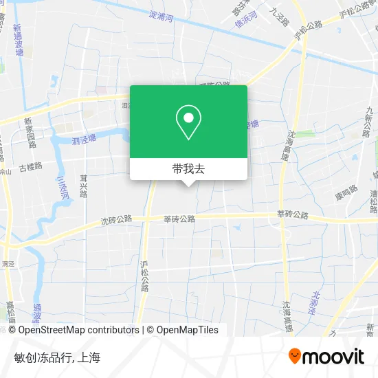 敏创冻品行地图