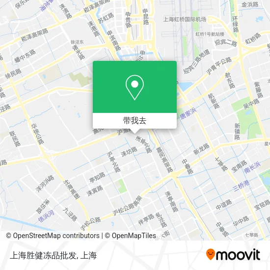 上海胜健冻品批发地图
