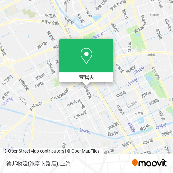 德邦物流(涞亭南路店)地图