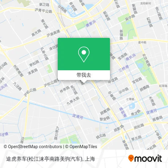 途虎养车(松江涞亭南路美驹汽车)地图