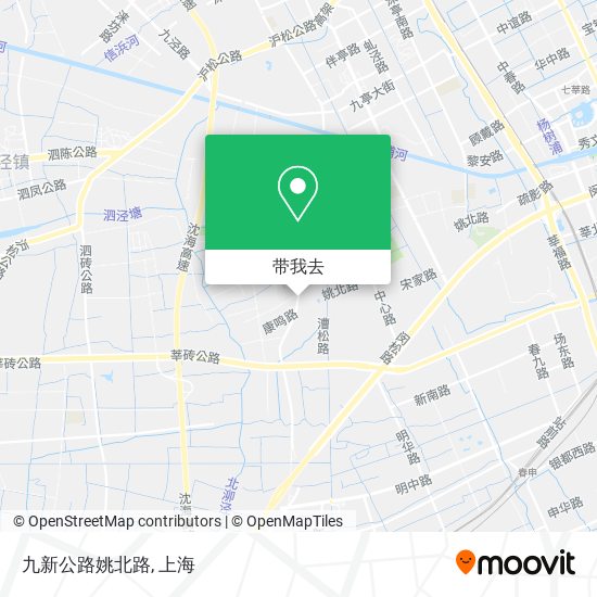九新公路姚北路地图