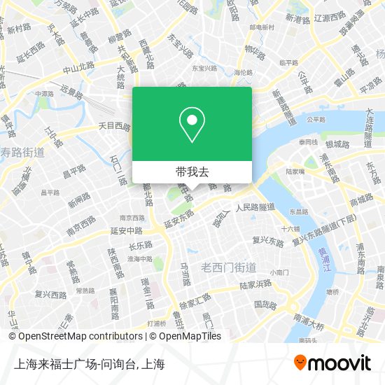 上海来福士广场-问询台地图