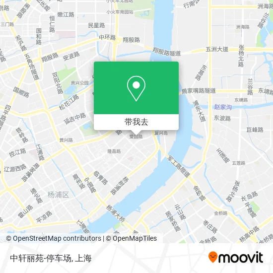 中轩丽苑-停车场地图