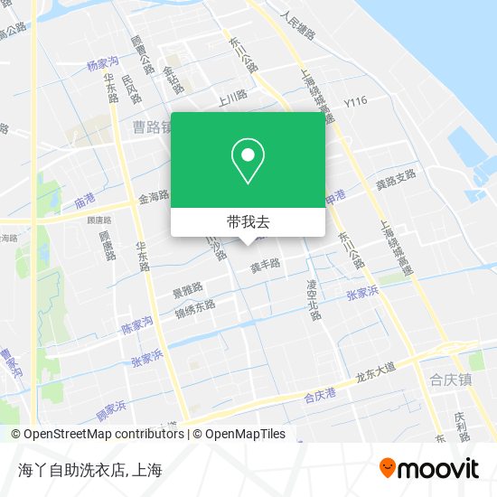 海丫自助洗衣店地图