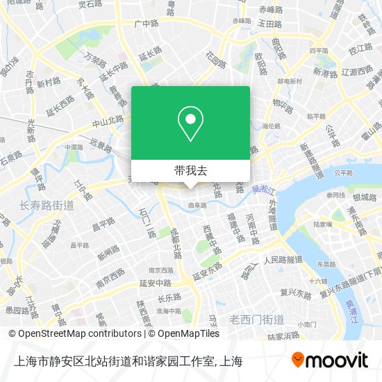 上海市静安区北站街道和谐家园工作室地图