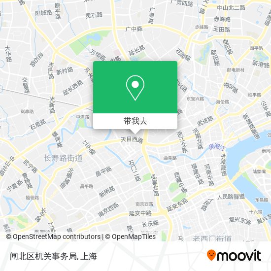 闸北区机关事务局地图