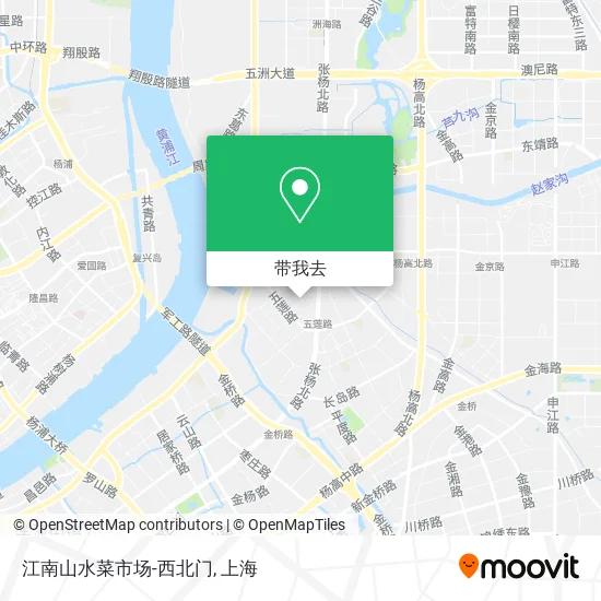 江南山水菜市场-西北门地图